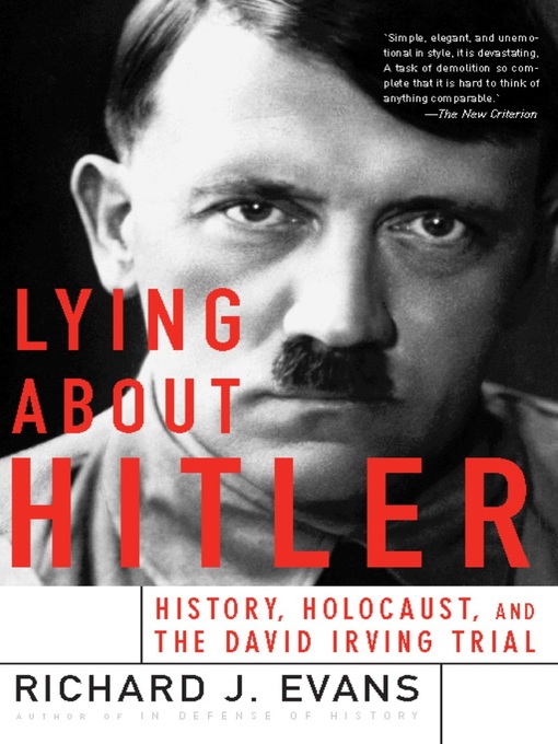 Title details for Lying About Hitler by Richard J. Evans - Wait list